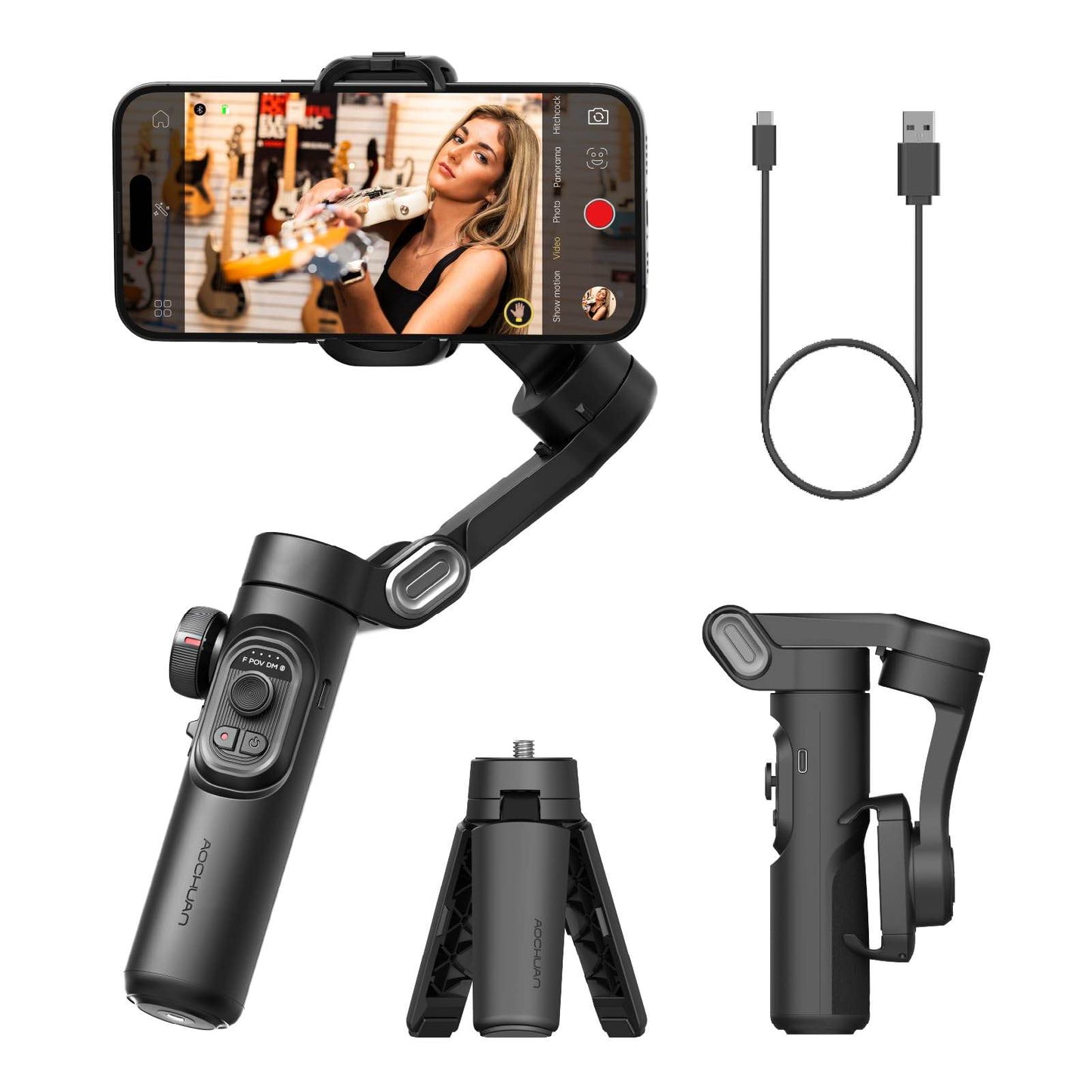 Trójosiowy Stabilizator "Gimbal" AOCHUAN do Smartfona