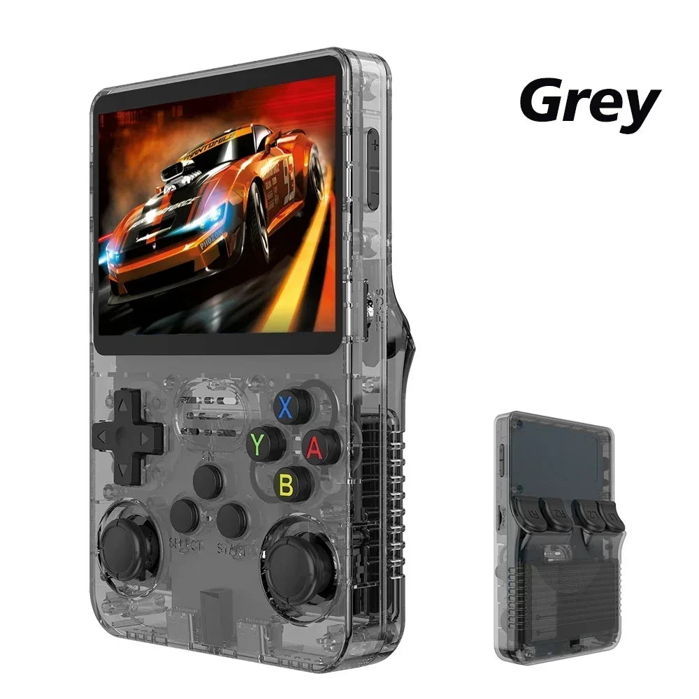 Konsola retro R36S, 3,5 cala, system Linux, 64GB/128GB gier